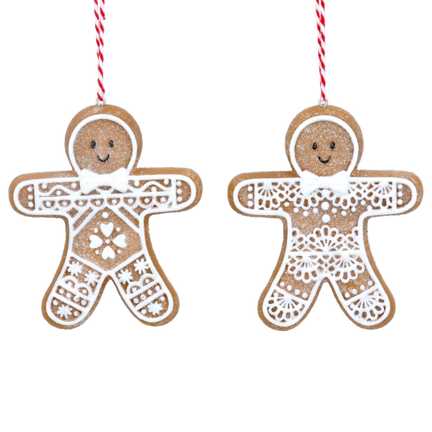 Resin Gingerbread Lace Man