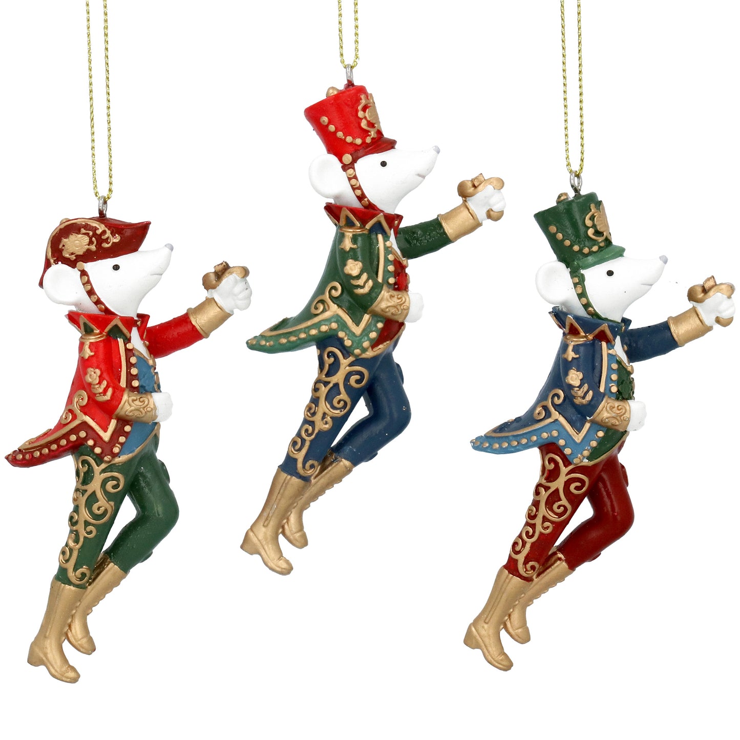 Resin Soldier Mice Decoration