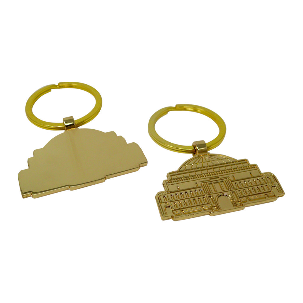 Royal Albert Hall Gold Chromium Keyring
