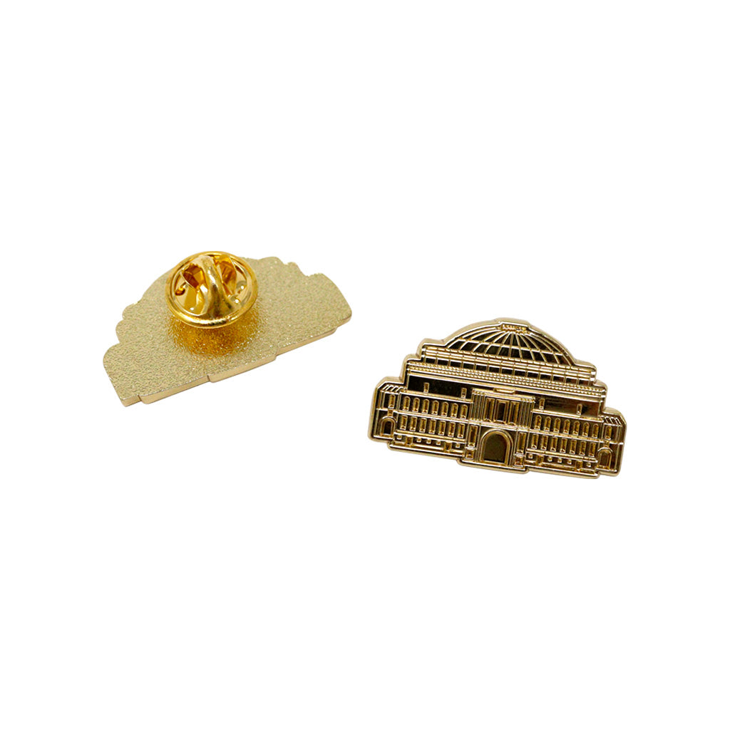 Royal Albert Hall Gold Chromium Pin Badge
