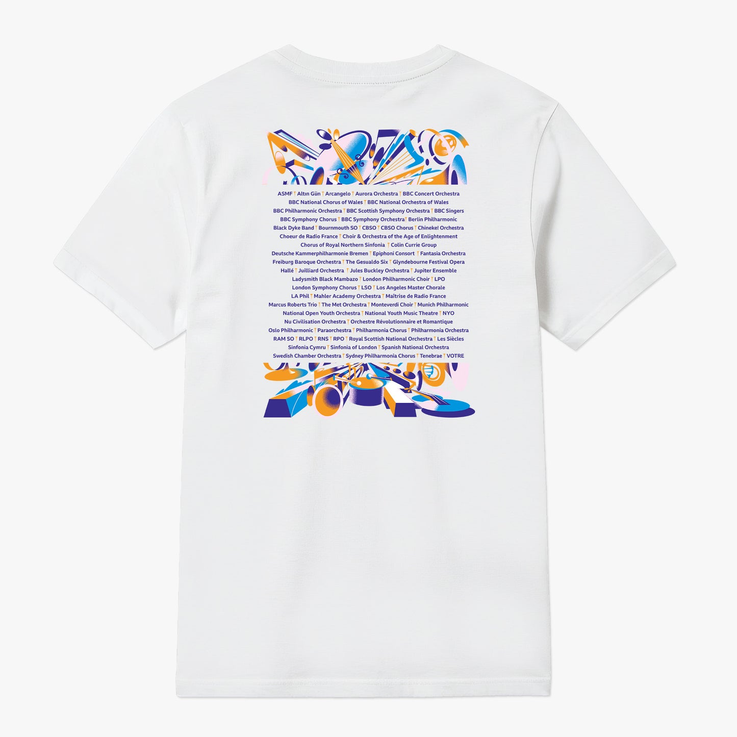 BBC Proms 2026 Ensembles T-Shirt White