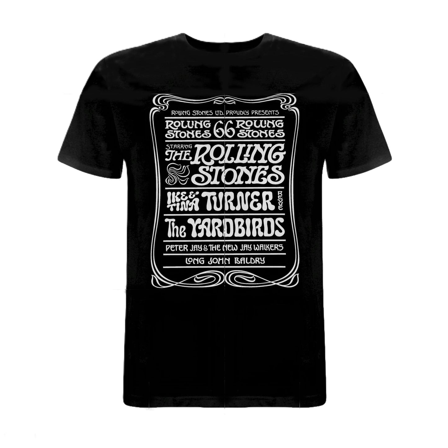 Rolling Stones Programme T-shirt Black