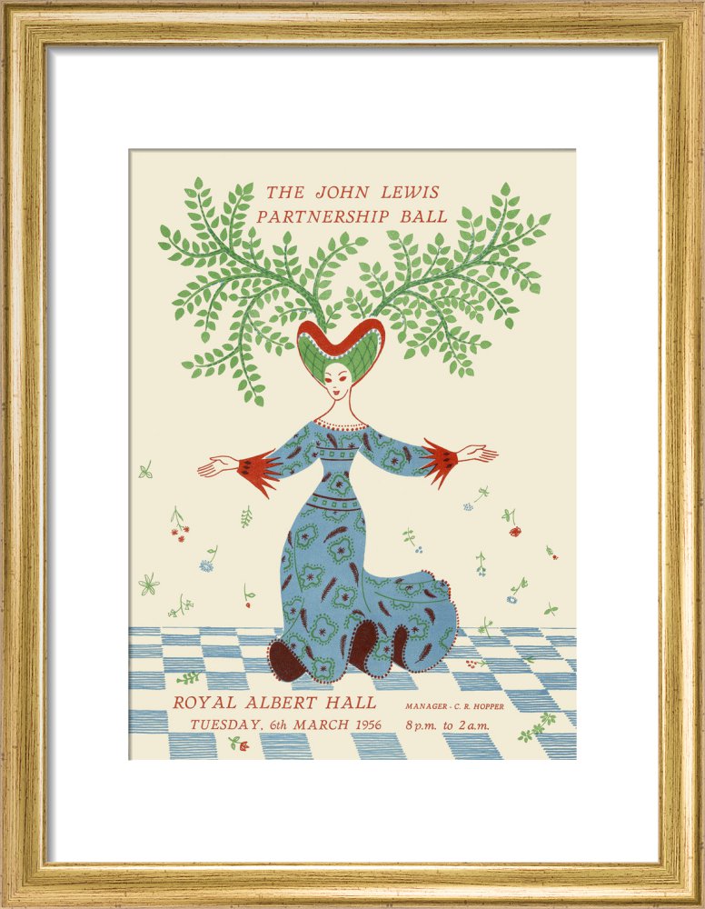 Programme for John Lewis Partnership Ball , 6 March 1956 - Royal Albert Hall