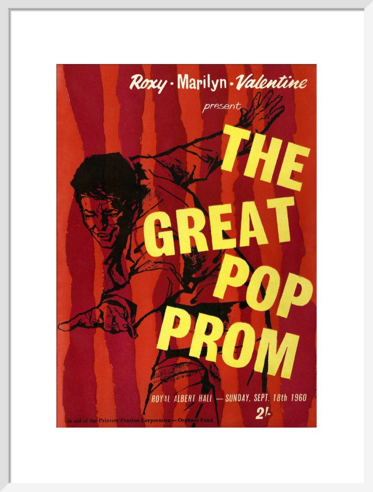 Programme for The Great Pop Prom in aid of The Printers' Pension Corporation-Orphans Fund, 18 September 1960 - Royal Albert Hall
