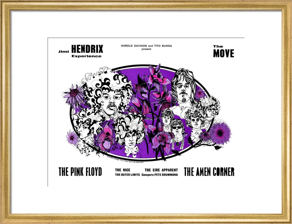 Programme for Jimi Hendrix Experience, The Move, The Pink Floyd, The Amen Corner and The Nice, 14 November 1967 - Royal Albert Hall
