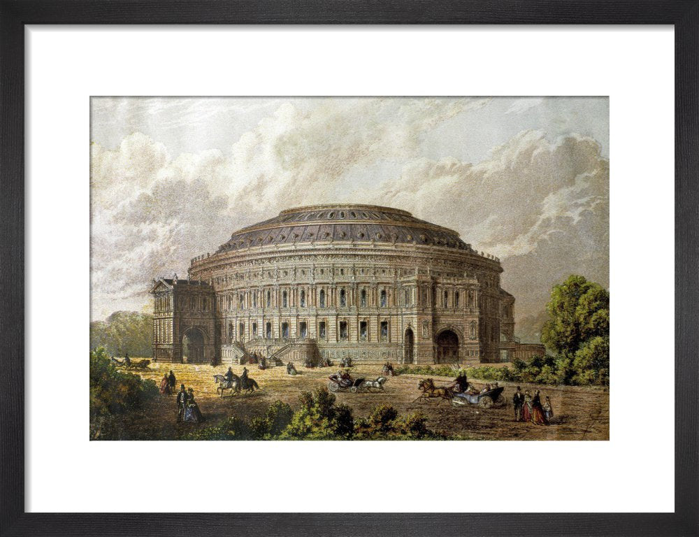 Construction illustration of the Royal Albert Hall in colour. - Royal Albert Hall