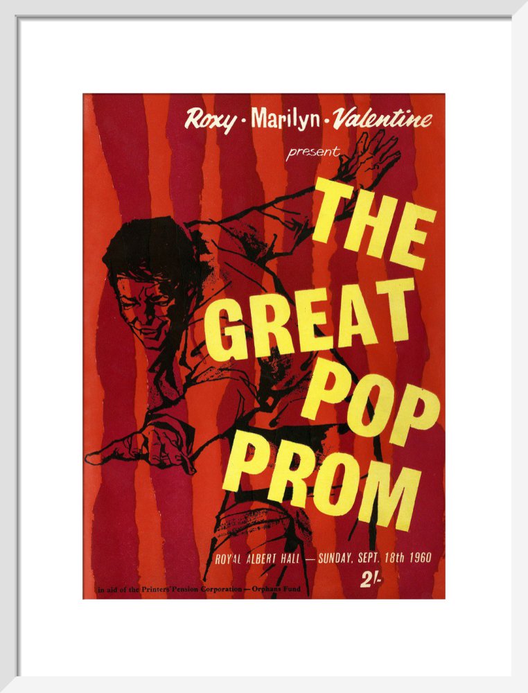 Programme for The Great Pop Prom in aid of The Printers' Pension Corporation-Orphans Fund, 18 September 1960 - Royal Albert Hall