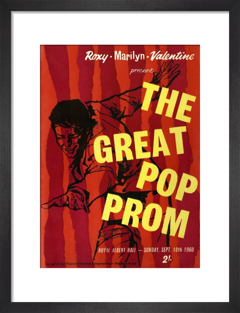 Programme for The Great Pop Prom in aid of The Printers' Pension Corporation-Orphans Fund, 18 September 1960 - Royal Albert Hall