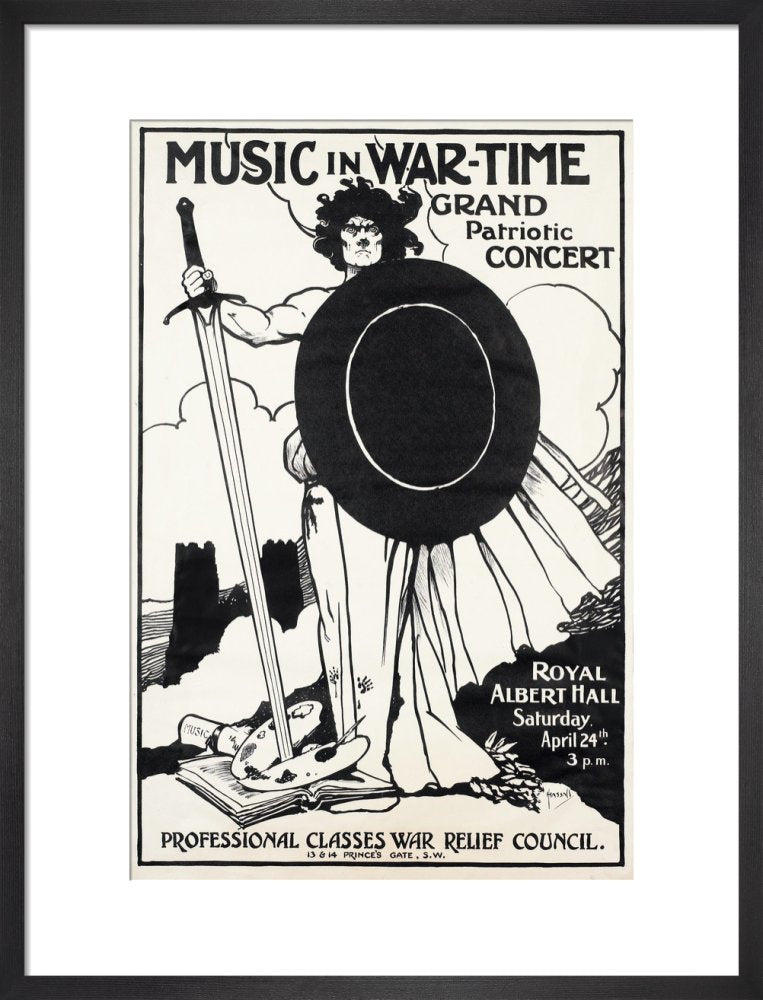 Grand Patriotic Concert - Music in Wartime, in aid of the Professional Classes War Relief Council and Recruiting Bands, 24 April 1915 - Royal Albert Hall