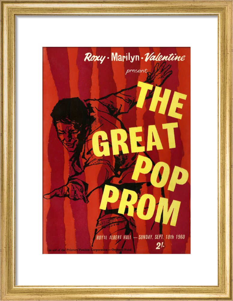 Programme for The Great Pop Prom in aid of The Printers' Pension Corporation-Orphans Fund, 18 September 1960 - Royal Albert Hall