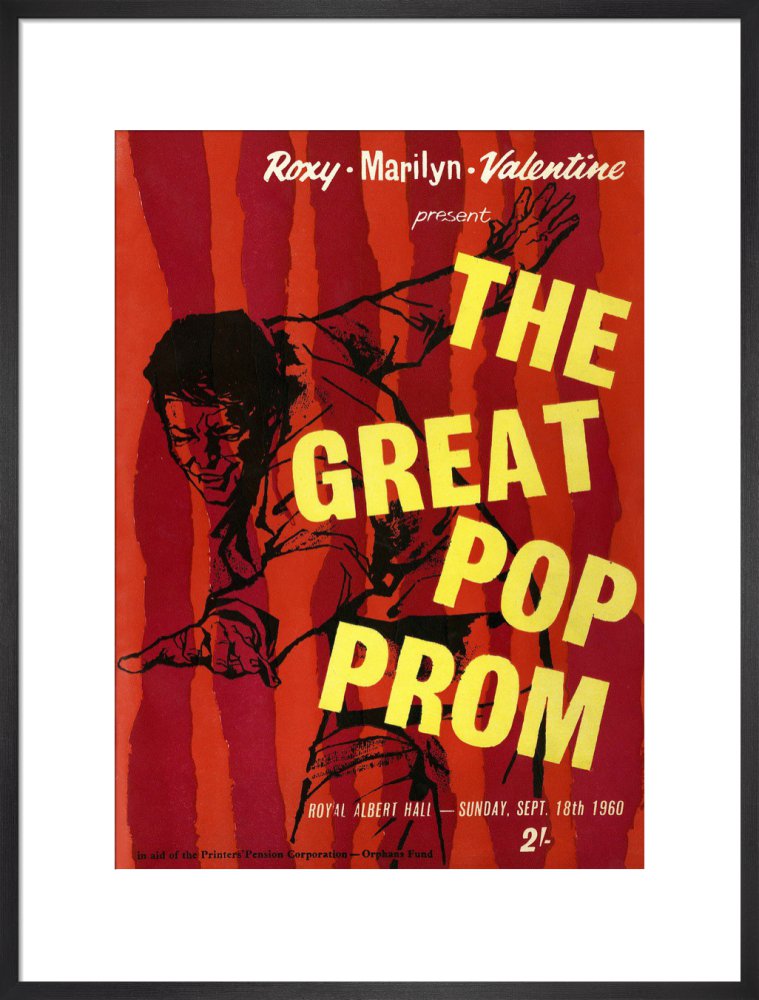 Programme for The Great Pop Prom in aid of The Printers' Pension Corporation-Orphans Fund, 18 September 1960 - Royal Albert Hall