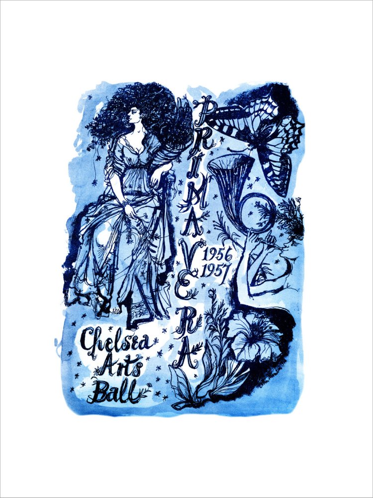 Programme for The Chelsea Arts Club Annual Ball - 'Primavera', 31 December 1956 - Royal Albert Hall