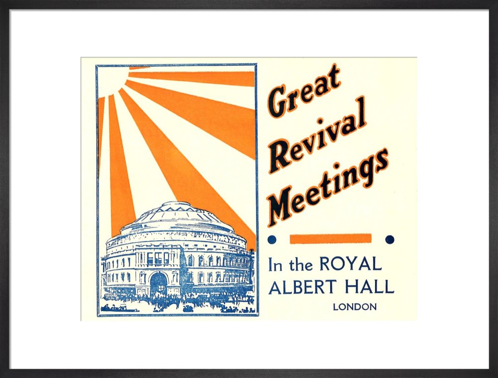 Elim Foursquare Pentecostal Alliance - Great Revival Meetings - Divine Healing, Baptisms and Holy Communion Services, 10 April 1939 - Royal Albert Hall