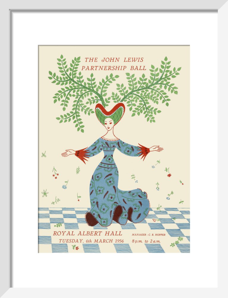 Programme for John Lewis Partnership Ball , 6 March 1956 - Royal Albert Hall
