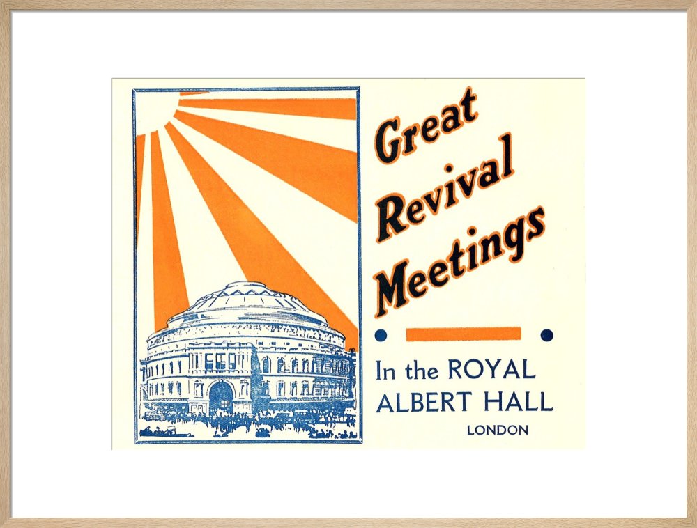 Elim Foursquare Pentecostal Alliance - Great Revival Meetings - Divine Healing, Baptisms and Holy Communion Services, 10 April 1939 - Royal Albert Hall