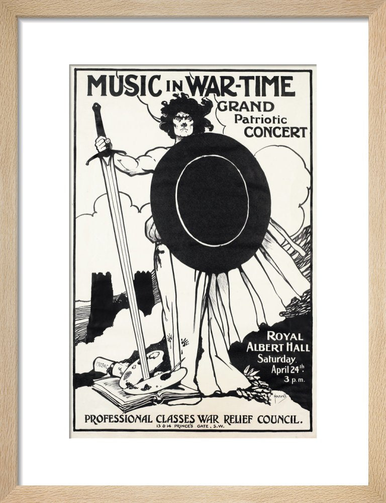 Grand Patriotic Concert - Music in Wartime, in aid of the Professional Classes War Relief Council and Recruiting Bands, 24 April 1915 - Royal Albert Hall