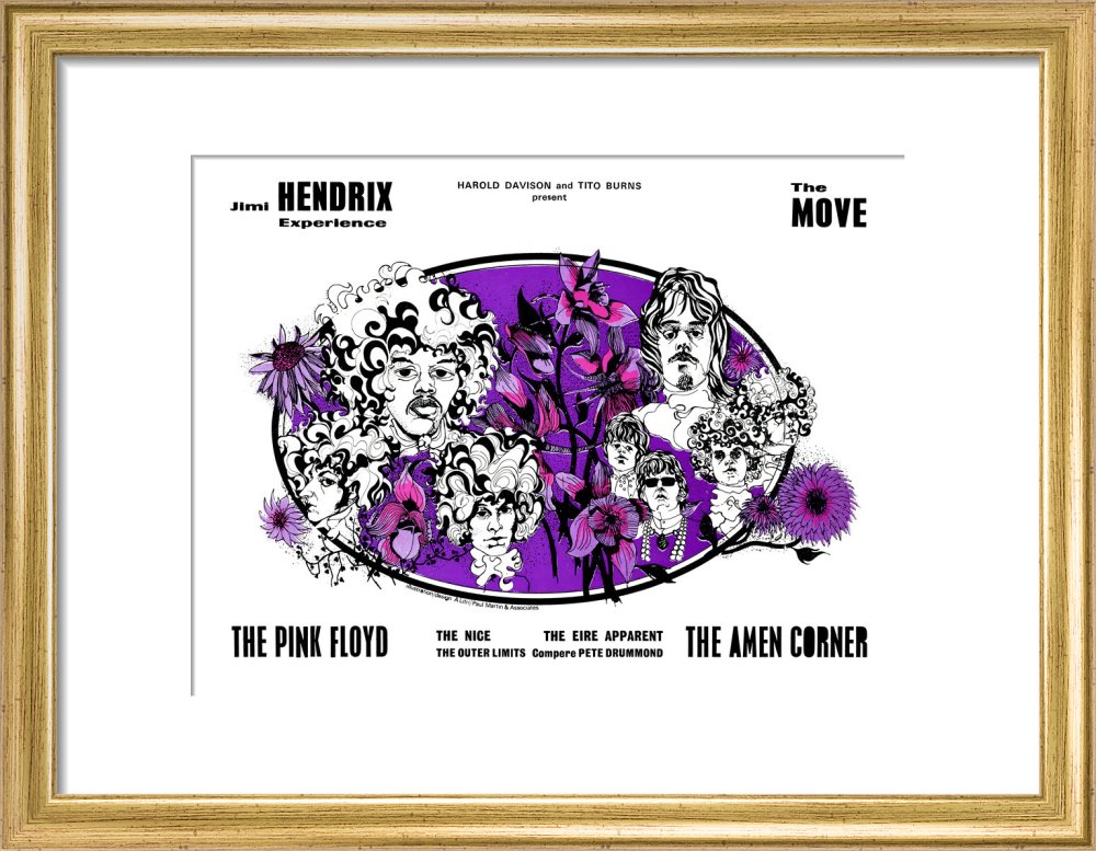 Programme for Jimi Hendrix Experience, The Move, The Pink Floyd, The Amen Corner and The Nice, 14 November 1967 - Royal Albert Hall