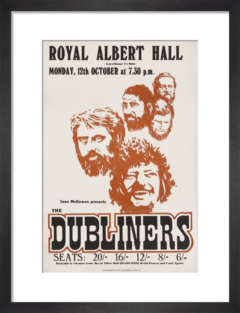 The Dubliners, 12 October 1970 - Royal Albert Hall