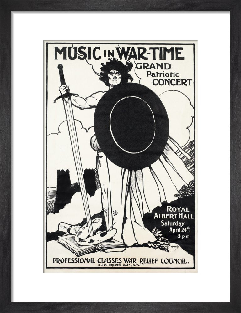 Grand Patriotic Concert - Music in Wartime, in aid of the Professional Classes War Relief Council and Recruiting Bands, 24 April 1915 - Royal Albert Hall