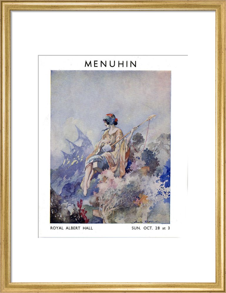 Programme for Yehudi Menuhin Concert, 28 October 1934 - Royal Albert Hall