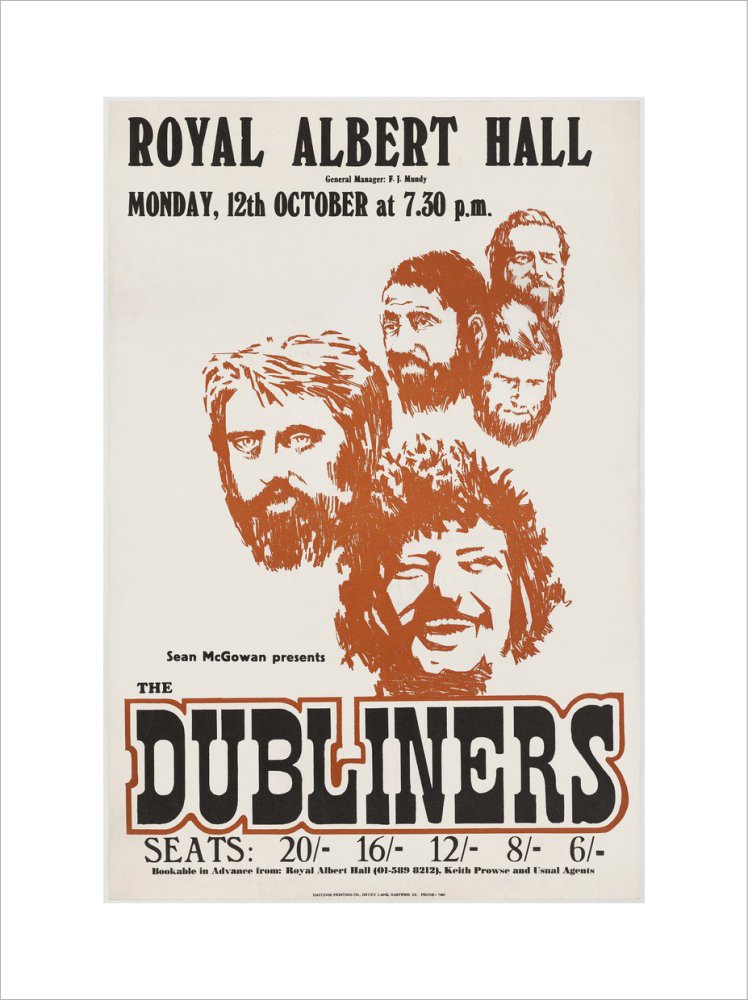 The Dubliners, 12 October 1970 - Royal Albert Hall