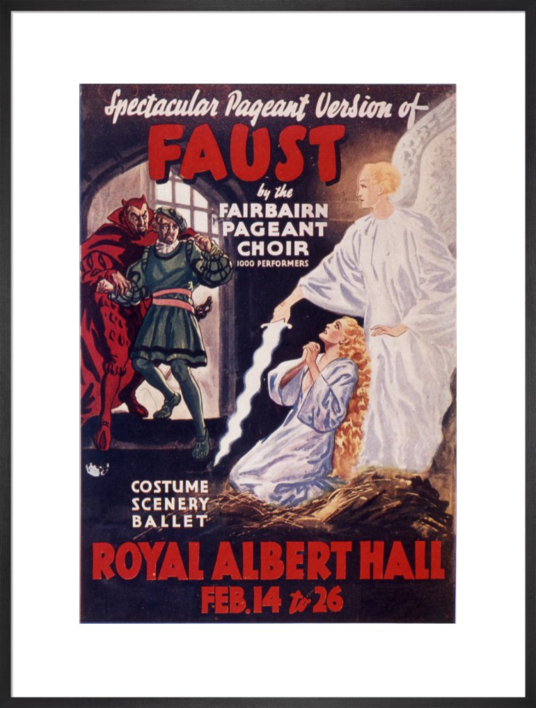 Programme for Gounod's 'Faust', 14-26 February 1938 - Royal Albert Hall