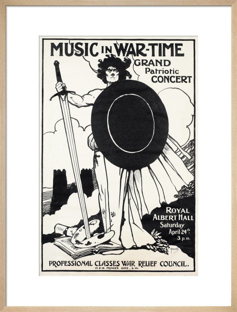 Grand Patriotic Concert - Music in Wartime, in aid of the Professional Classes War Relief Council and Recruiting Bands, 24 April 1915 - Royal Albert Hall