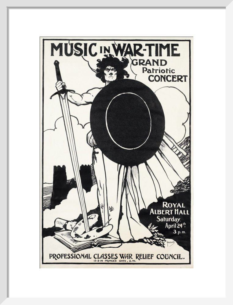 Grand Patriotic Concert - Music in Wartime, in aid of the Professional Classes War Relief Council and Recruiting Bands, 24 April 1915 - Royal Albert Hall