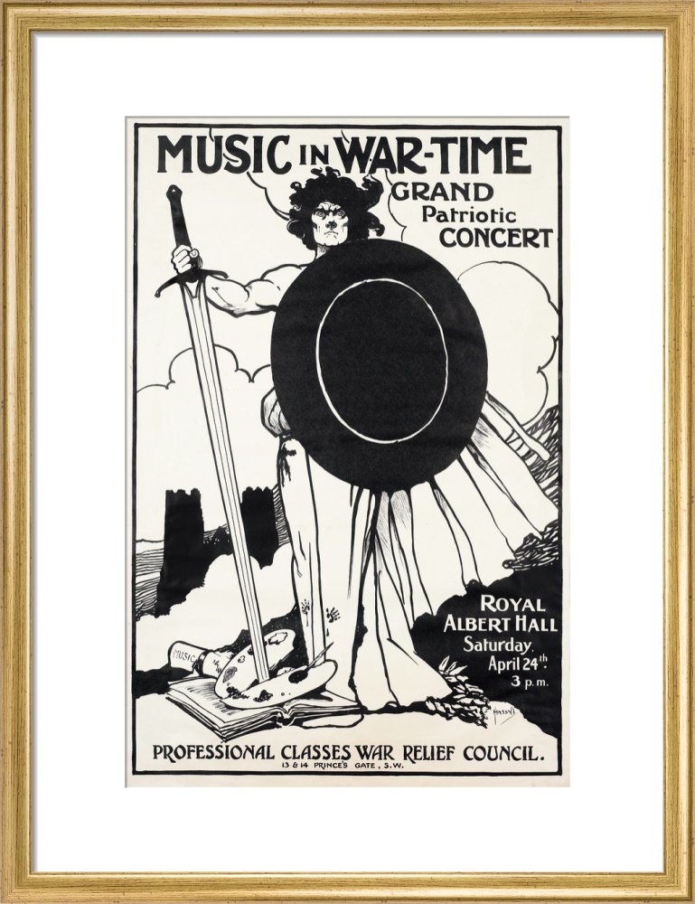 Grand Patriotic Concert - Music in Wartime, in aid of the Professional Classes War Relief Council and Recruiting Bands, 24 April 1915 - Royal Albert Hall