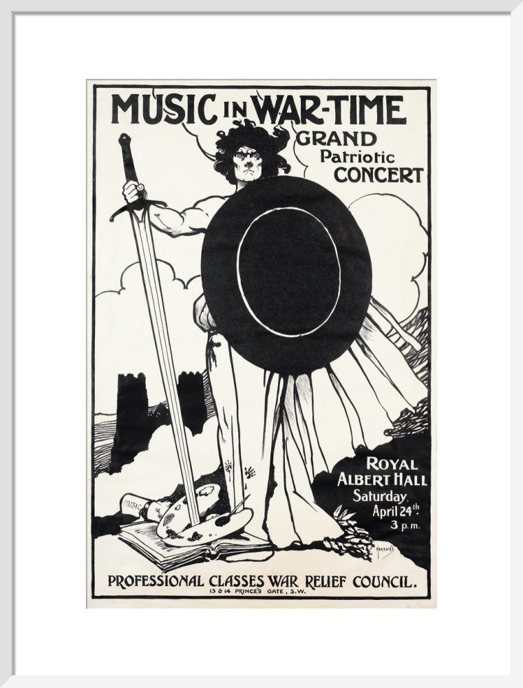 Grand Patriotic Concert - Music in Wartime, in aid of the Professional Classes War Relief Council and Recruiting Bands, 24 April 1915 - Royal Albert Hall