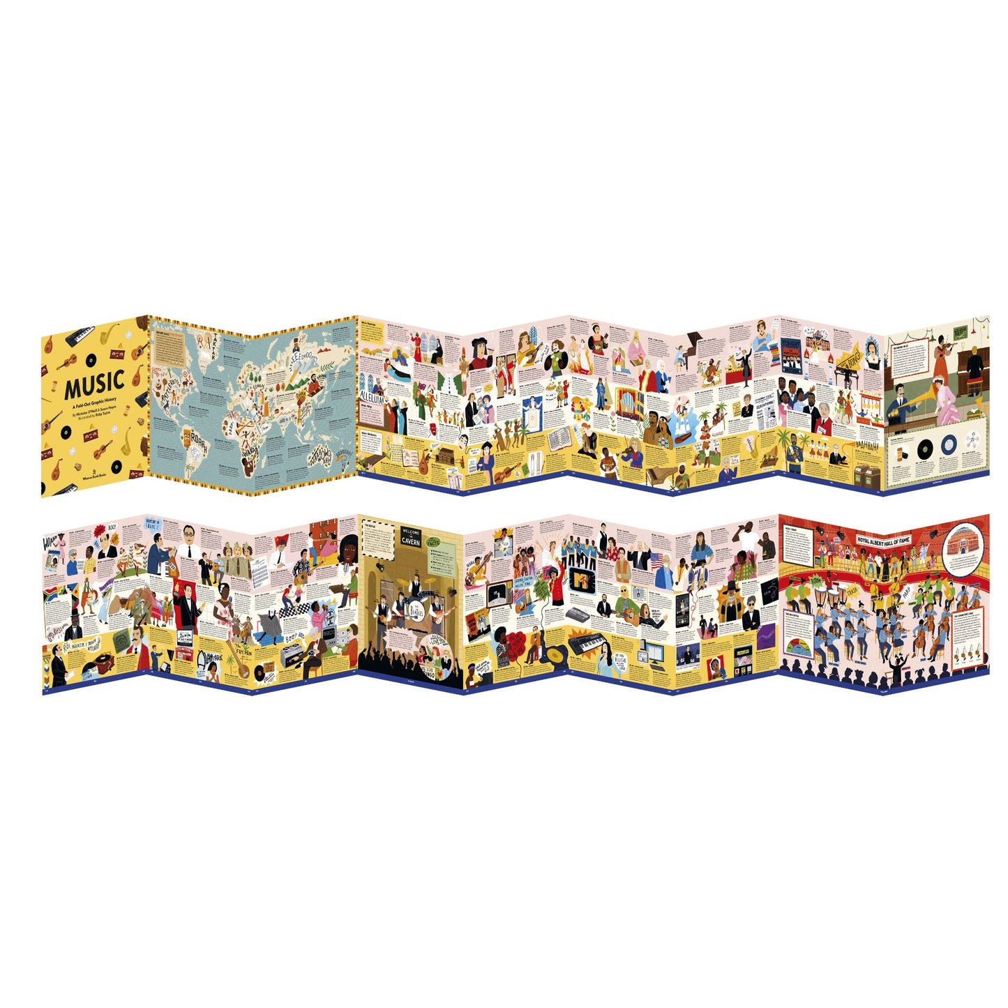 Music: A Fold-Out Graphic History - Royal Albert Hall