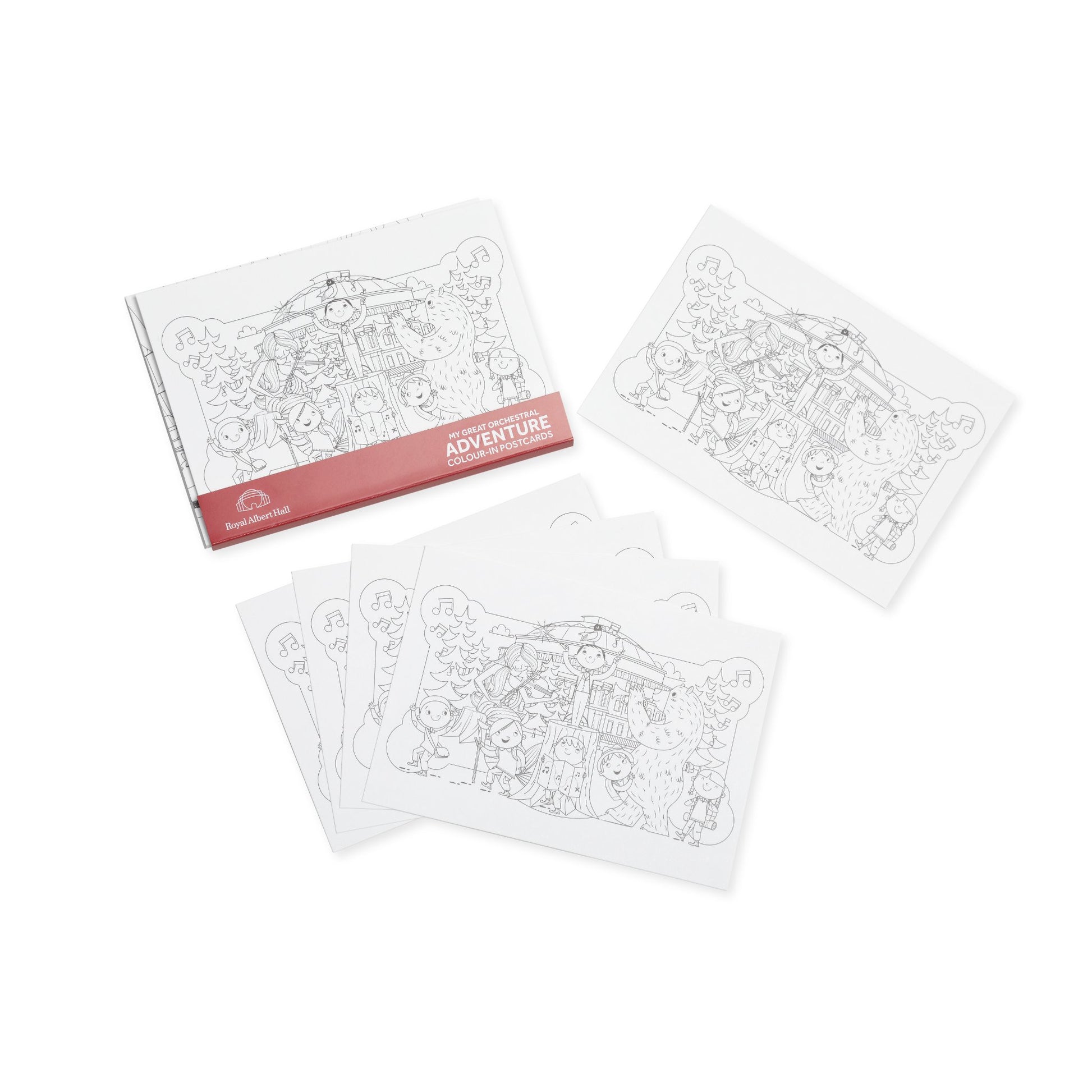 My Great Orchestral Adventure Postcards - Royal Albert Hall