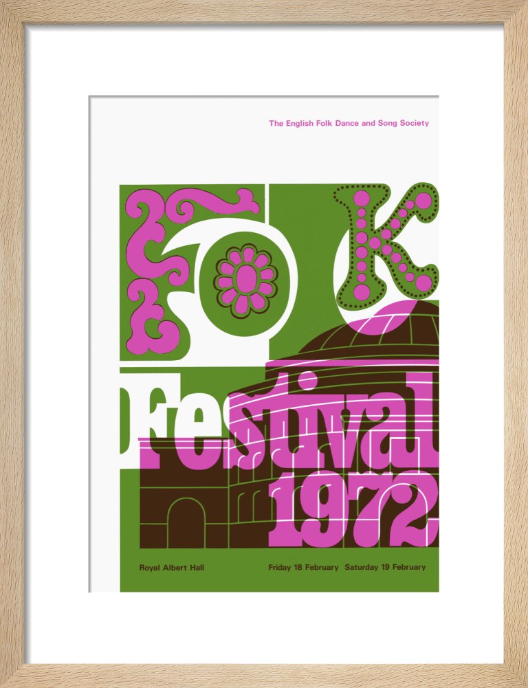 Programme for Folk Festival , 18-19 February 1972 - Royal Albert Hall