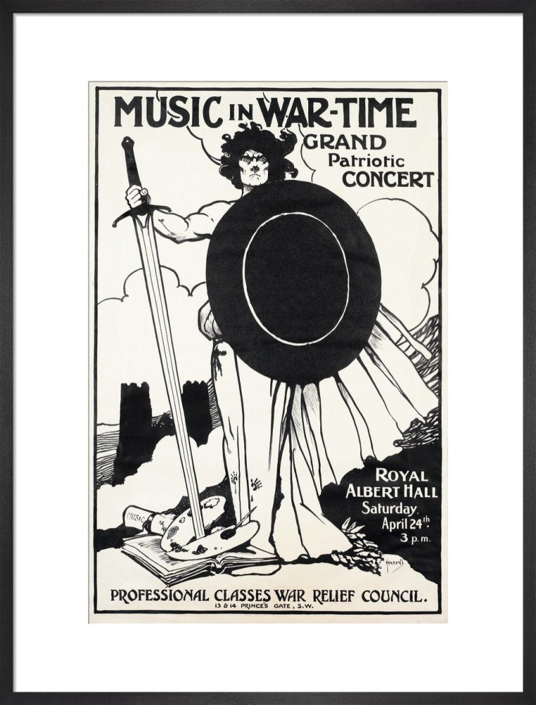 Grand Patriotic Concert - Music in Wartime, in aid of the Professional Classes War Relief Council and Recruiting Bands, 24 April 1915 - Royal Albert Hall