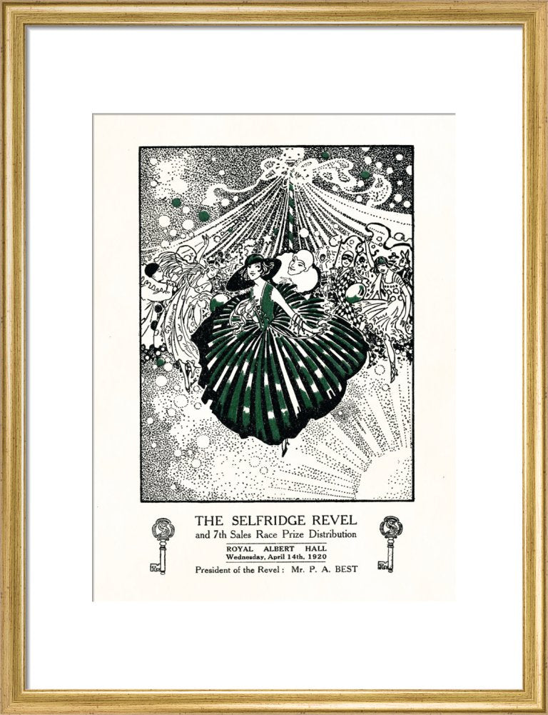Programme for The Selfridge Revel and Seventh Sales Race Prize Distribution, 14 April 1920 - Royal Albert Hall