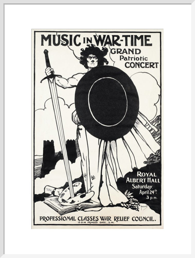 Grand Patriotic Concert - Music in Wartime, in aid of the Professional Classes War Relief Council and Recruiting Bands, 24 April 1915 - Royal Albert Hall