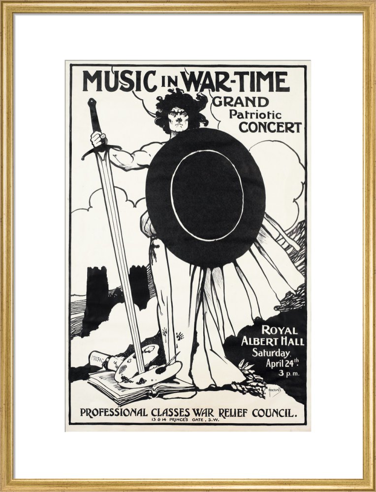Grand Patriotic Concert - Music in Wartime, in aid of the Professional Classes War Relief Council and Recruiting Bands, 24 April 1915 - Royal Albert Hall