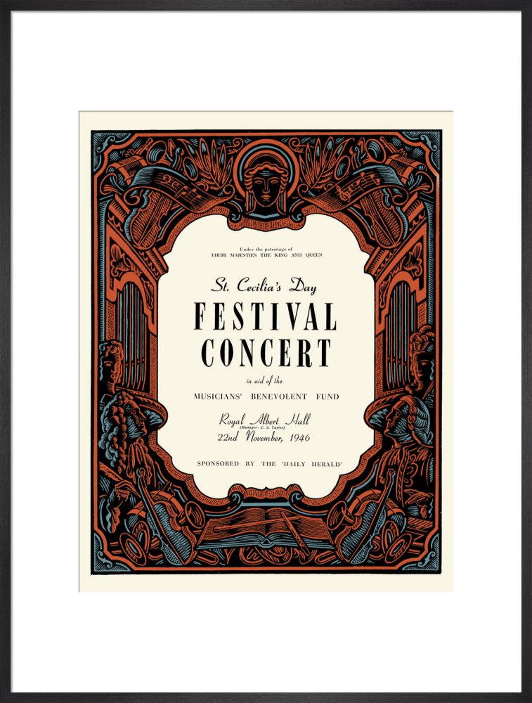 Programme for St. Cecilia's Day Festival Concert, in aid of The Musicians' Benevolent Fund, 22 November 1946 - Royal Albert Hall