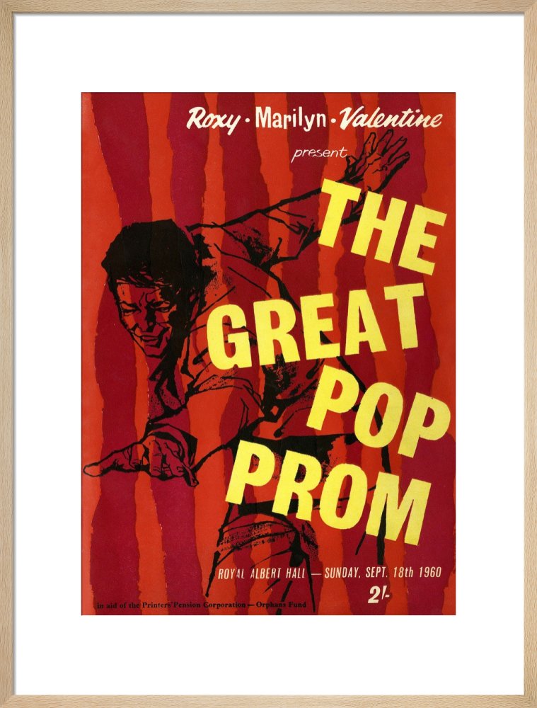 Programme for The Great Pop Prom in aid of The Printers' Pension Corporation-Orphans Fund, 18 September 1960 - Royal Albert Hall
