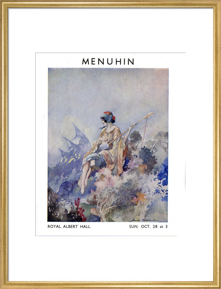 Programme for Yehudi Menuhin Concert, 28 October 1934 - Royal Albert Hall