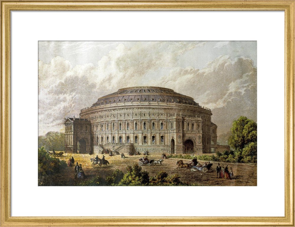 Construction illustration of the Royal Albert Hall in colour. - Royal Albert Hall