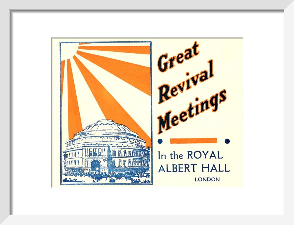 Elim Foursquare Pentecostal Alliance - Great Revival Meetings - Divine Healing, Baptisms and Holy Communion Services, 10 April 1939 - Royal Albert Hall
