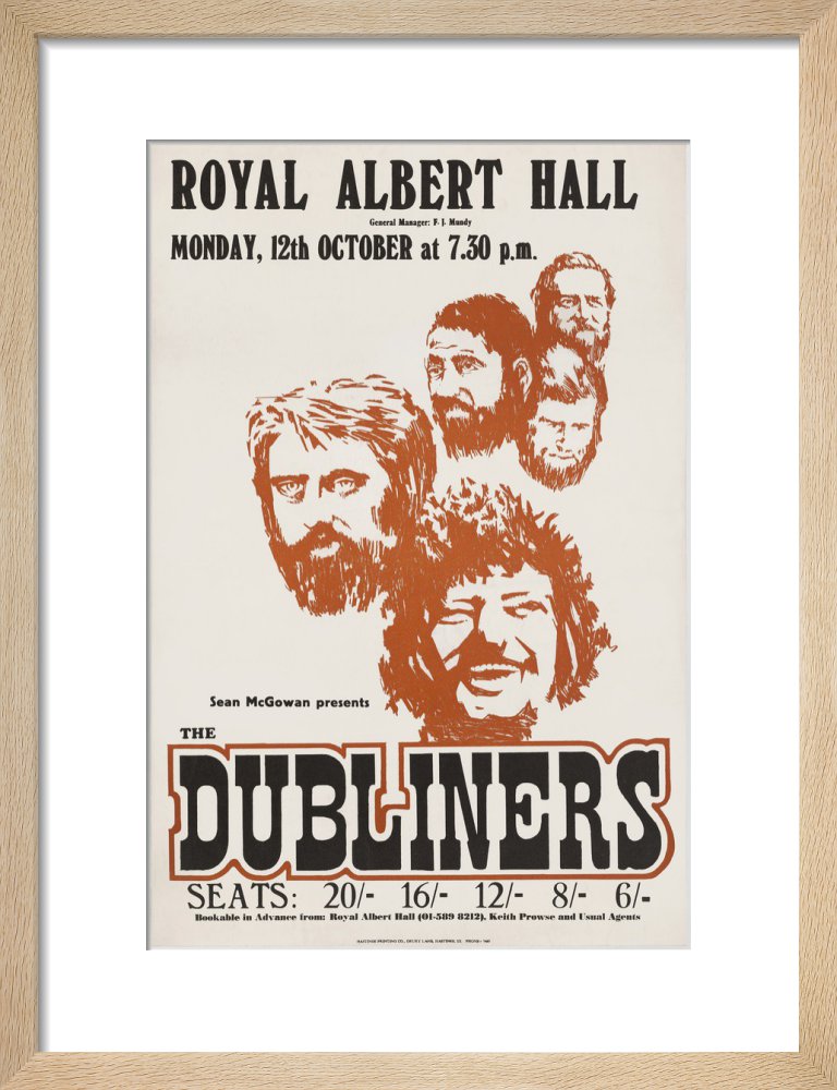 The Dubliners, 12 October 1970 - Royal Albert Hall