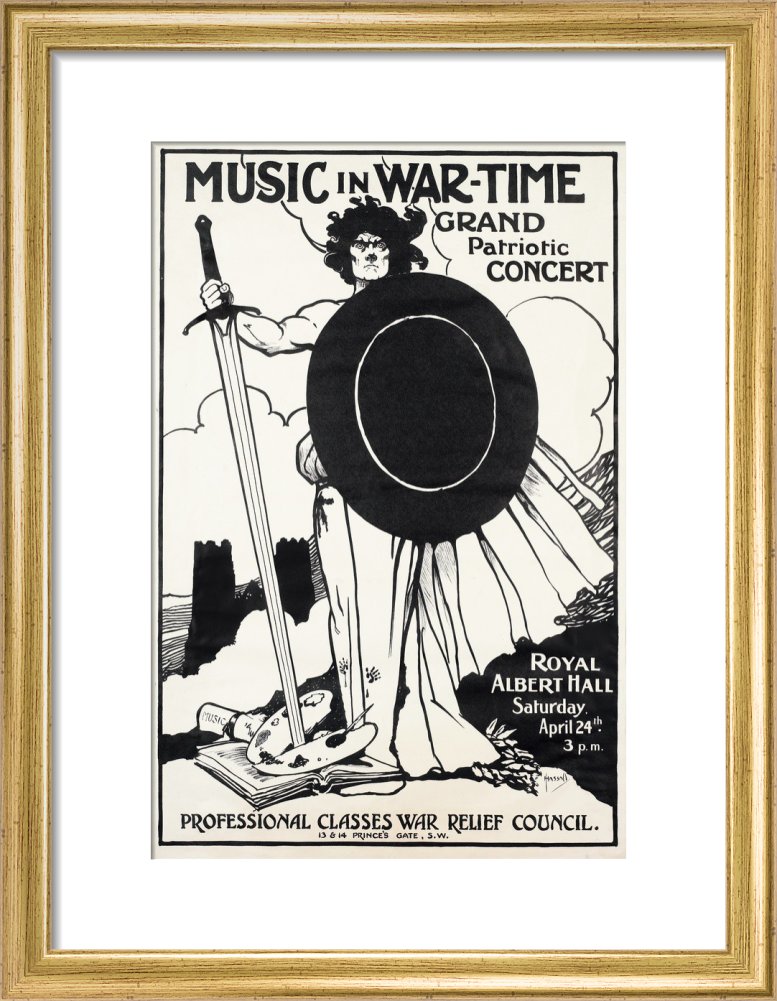 Grand Patriotic Concert - Music in Wartime, in aid of the Professional Classes War Relief Council and Recruiting Bands, 24 April 1915 - Royal Albert Hall