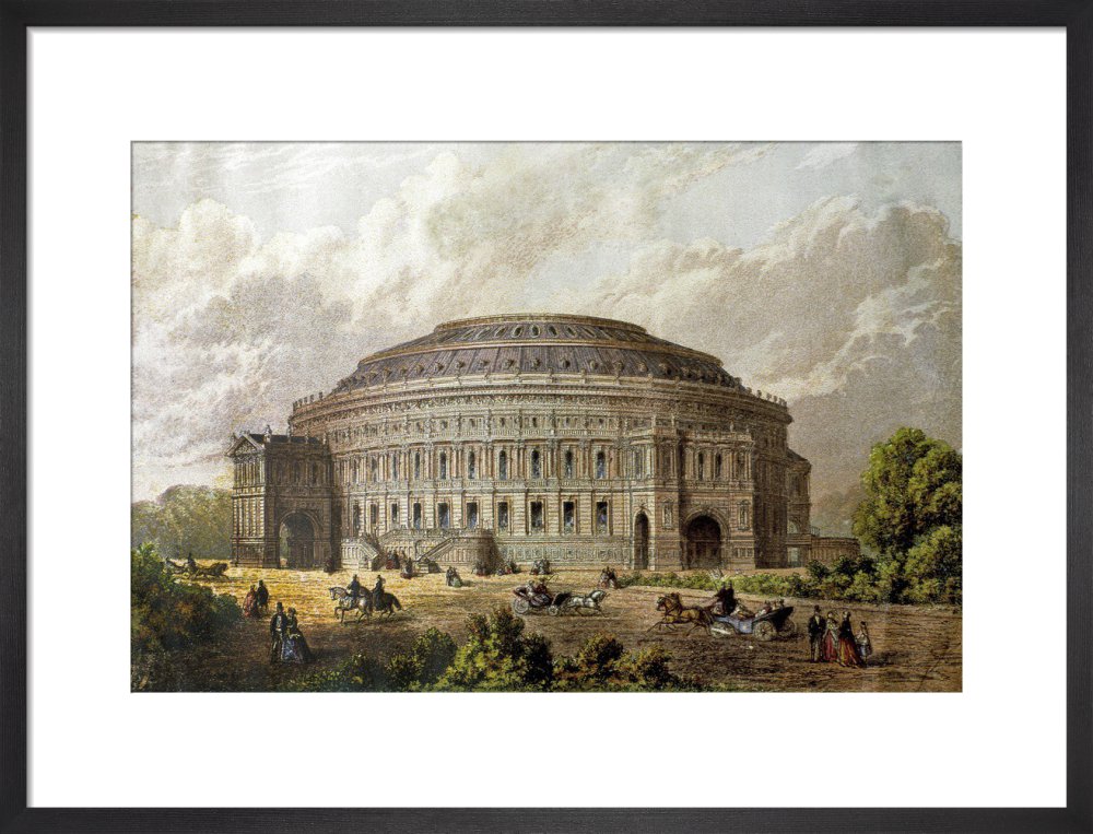 Construction illustration of the Royal Albert Hall in colour. - Royal Albert Hall