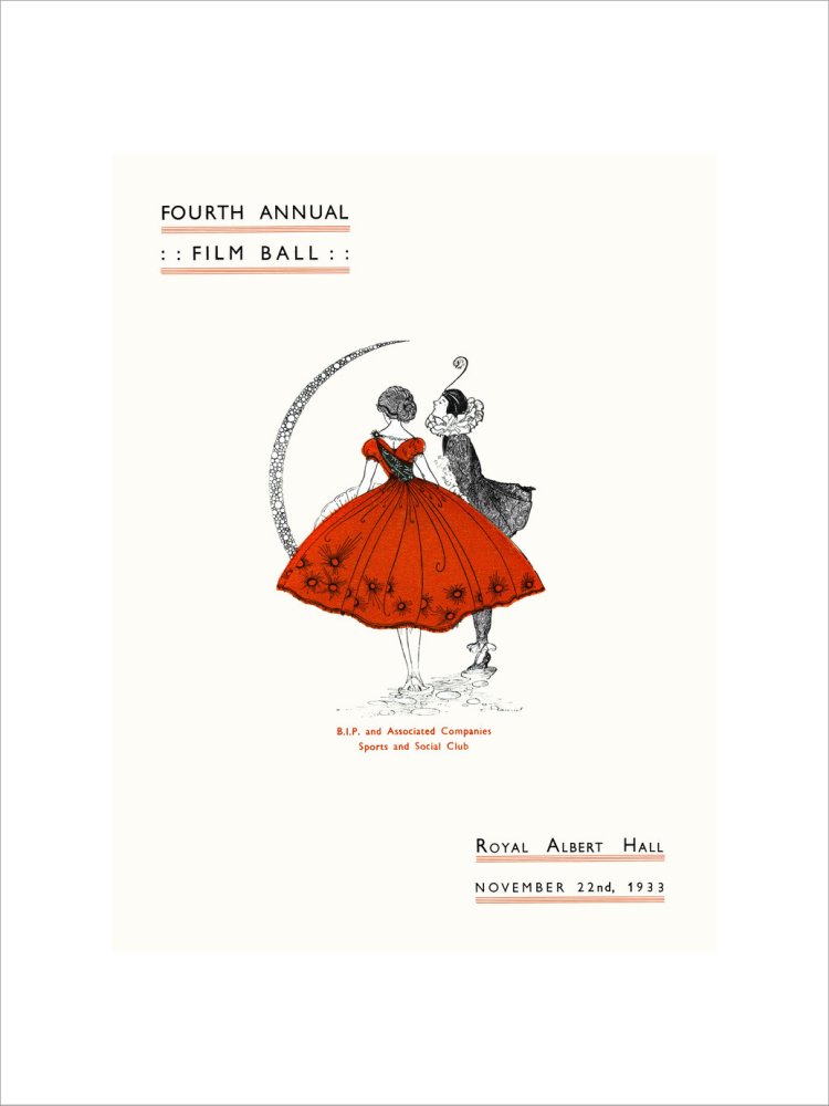 Fourth Annual Film Ball Art Print