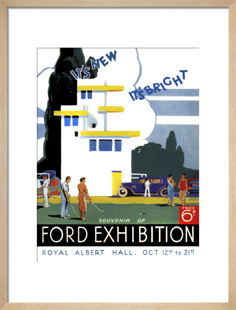 Ford Motor Exhibition Art Print
