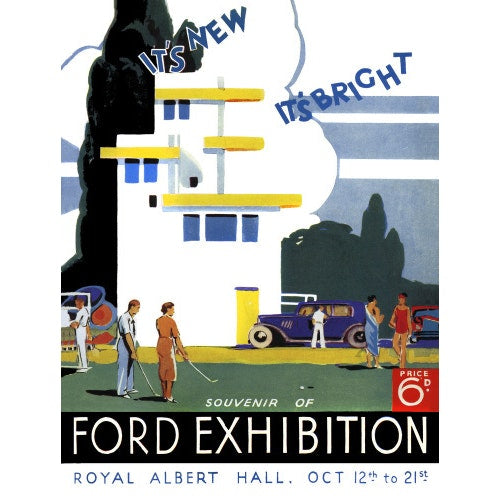 Programme for Ford Motor Exhibition, 12-21 October 1933 - Royal Albert Hall