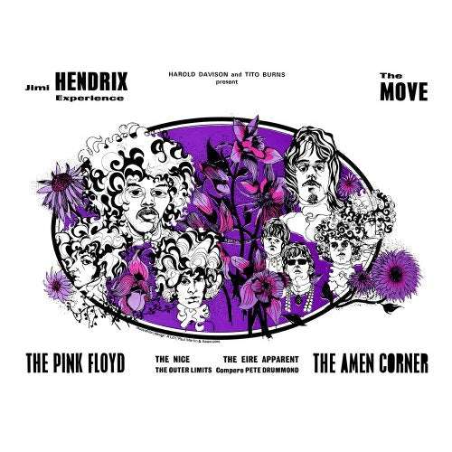Programme for Jimi Hendrix Experience, The Move, The Pink Floyd, The Amen Corner and The Nice, 14 November 1967 - Royal Albert Hall