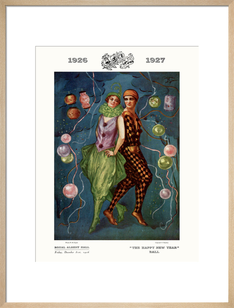 The Happy New Year Ball, in aid of The Middlesex Hospital Art Print